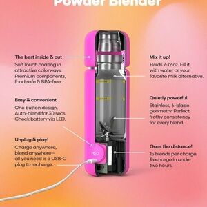 Vejo smoothie pod blender! Neon pink